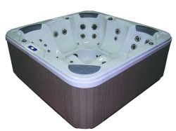 The Miami Hydro is a mid sized dual recliner spa