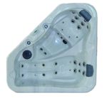 Compact corner design 2 person hydrotherapy spa